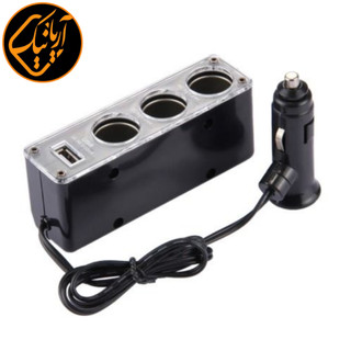 تبدیل فندکی خودرو با پورت USB اورجینال با کیفیت بسیار عالی مدل WF-0096