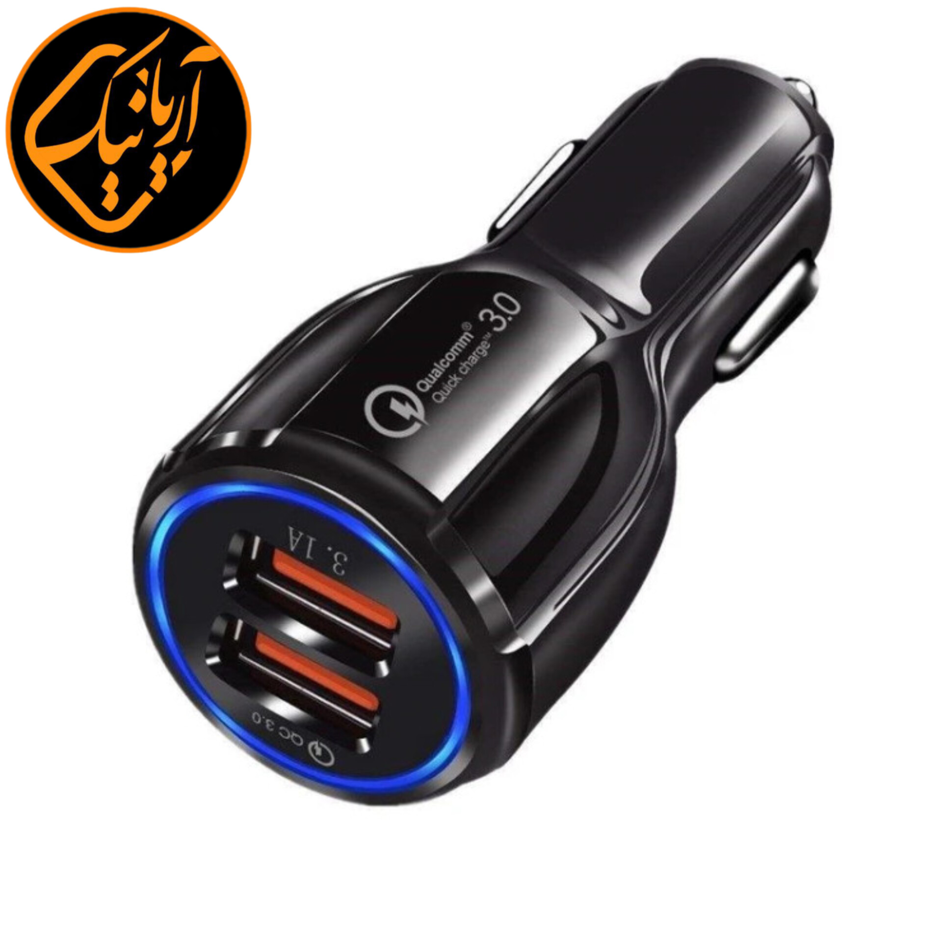شارژر فندکی فست شارژ 30 وات 7 در 1 با فناوری Quick Charge 3.0 و PD