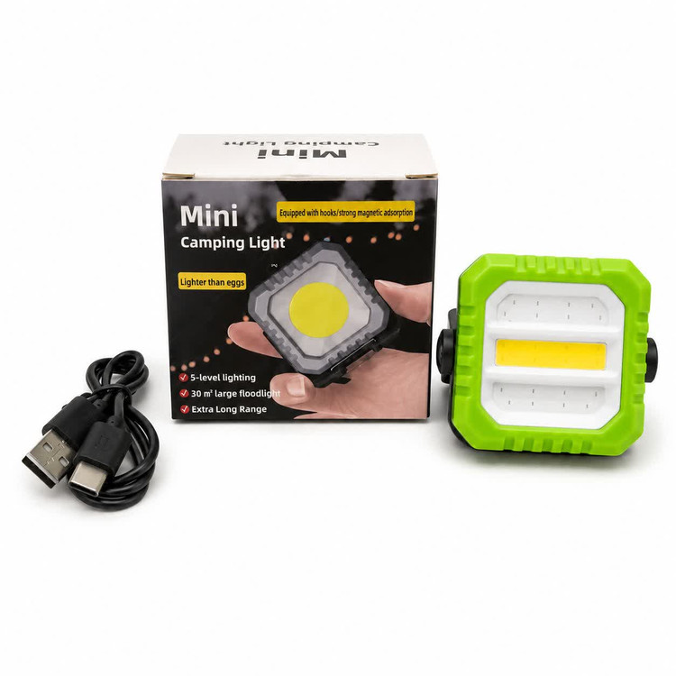 چراغ کمپینگ شارژی Mini Camping Light با قلاب و آهنربا