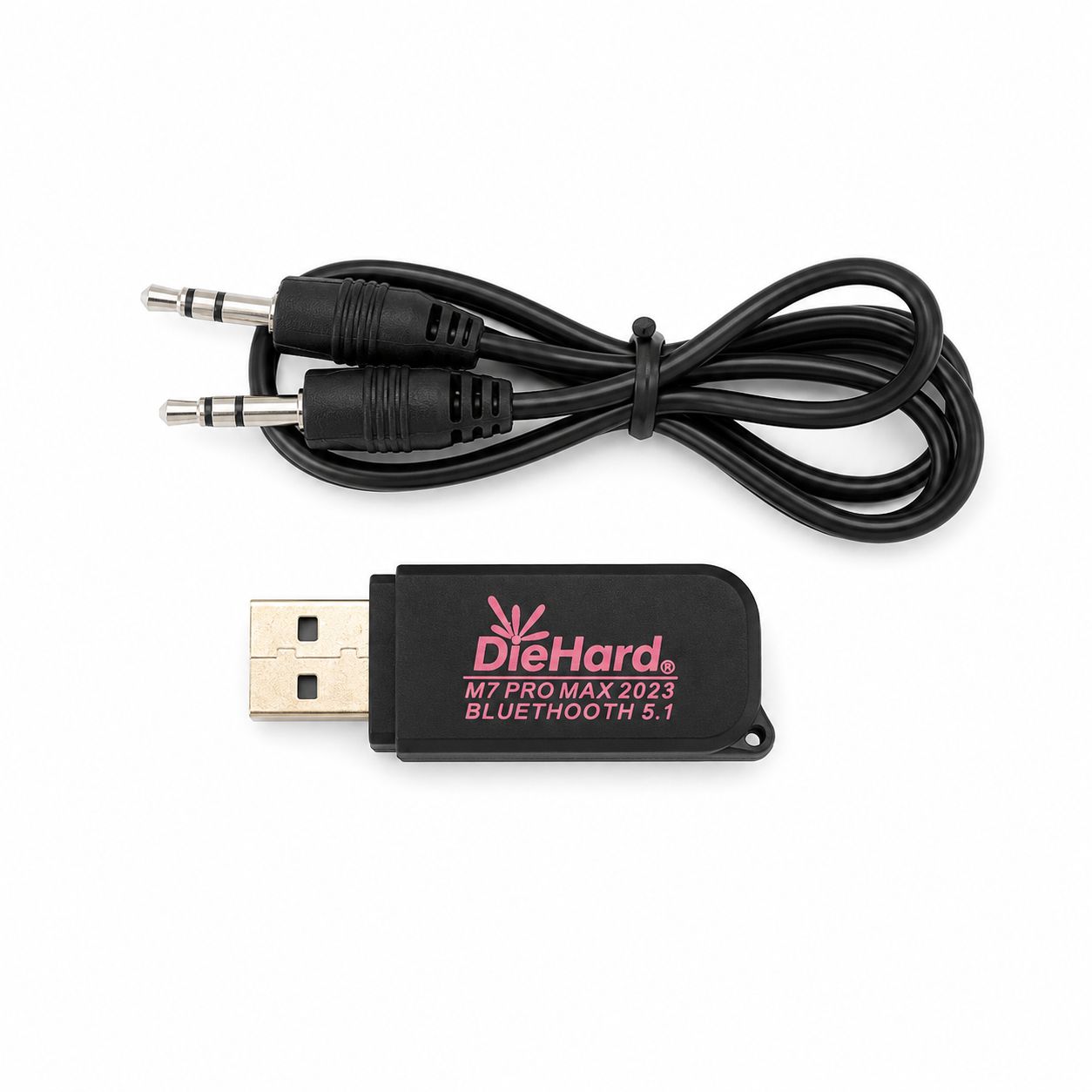 دانگل بلوتوث USB فرستنده و گیرنده صدا DIEHARD M9 Pro Max 2023 | بلوتوث 5.0 مناسب تلویزیون، خودرو و اسپیکر