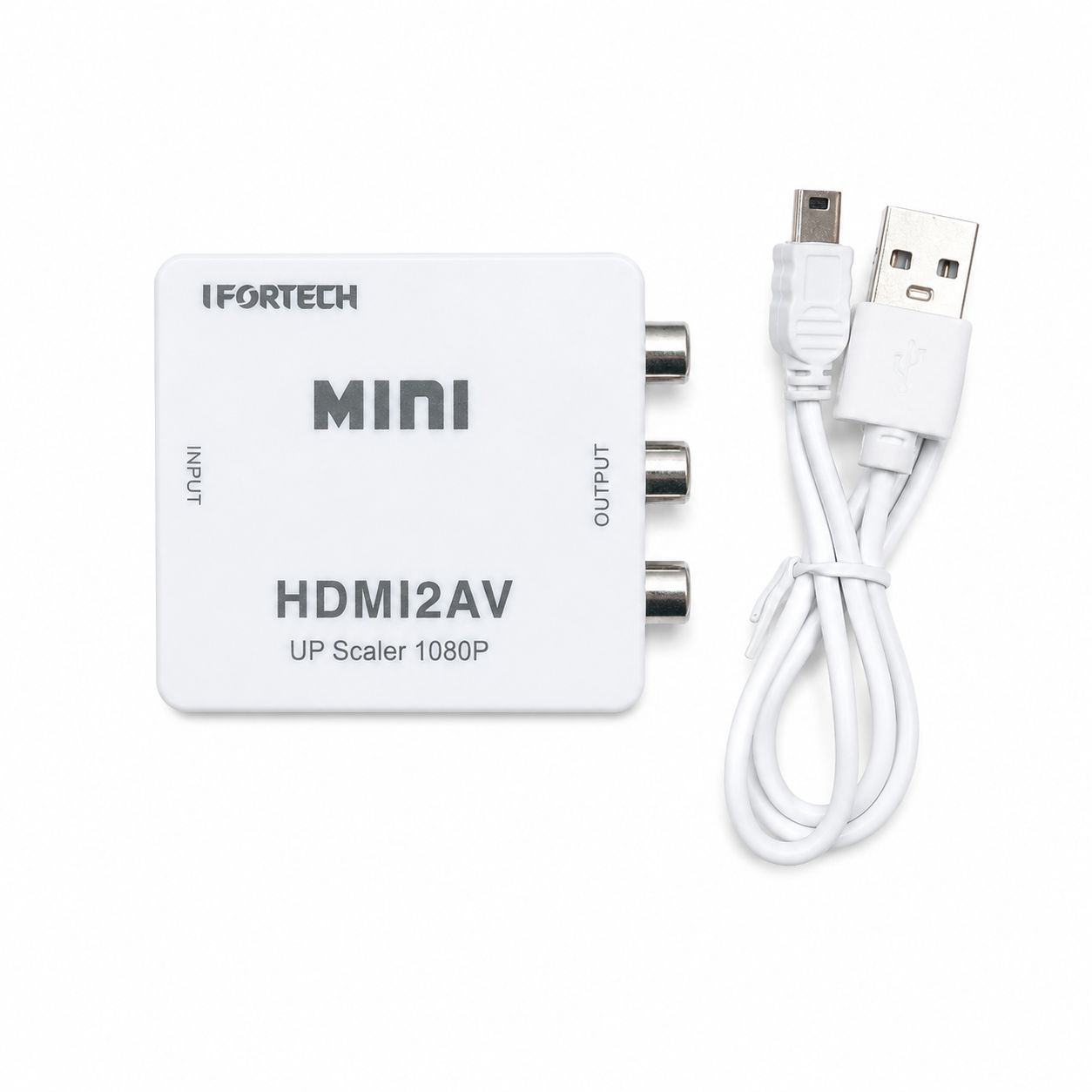 تبدیل HDMI به AV سه فیش آی‌فورتک iFORTECH | مبدل HDMI به RCA مناسب تلویزیون‌های قدیمی
