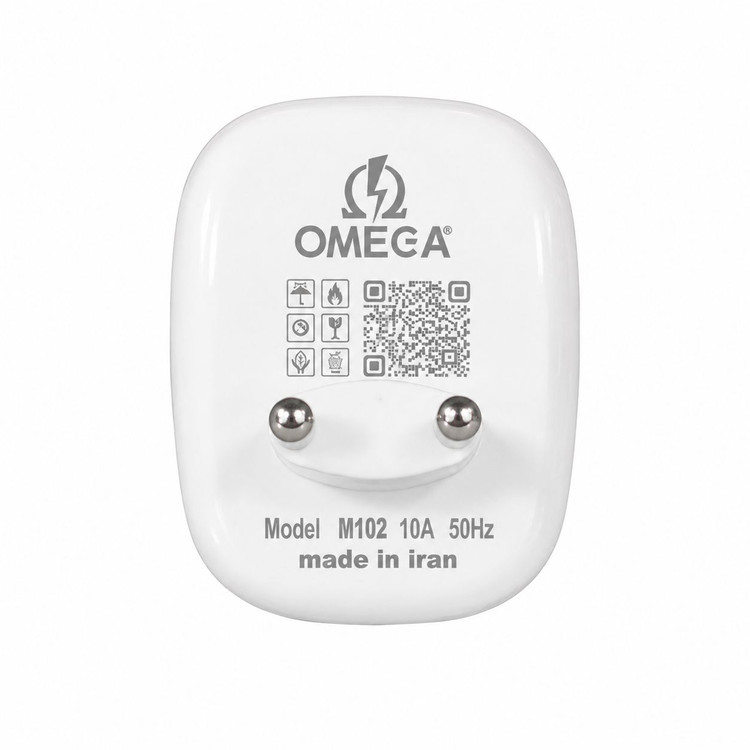 تبدیل برق 3 به 2 امگا omega مدل M102 اصلی با کیفیت درجه یک