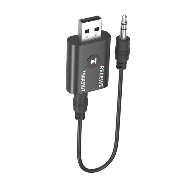 دانگل بلوتوث فرستنده و گیرنده صدا مدل TR6 اصلی | مناسب تلویزیون، خودرو، لپتاپ، کامپیوتر، اسپیکر و هدفون بلوتوثی
