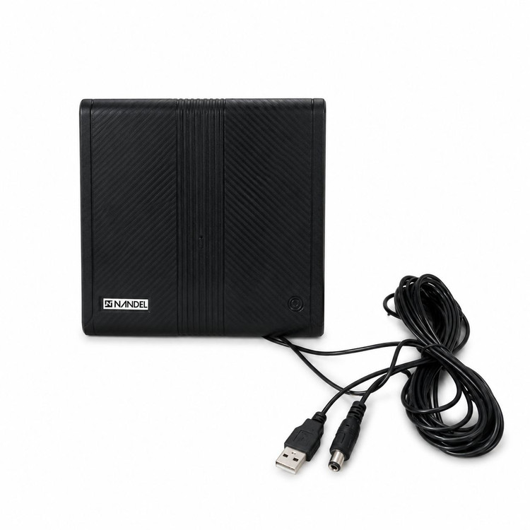 آنتن رومیزی تلویزیون ناندل Nandel تقویت دار اصلی پشتیبانی 8K Ultra HD | فیلتر 4G و کابل 3 متری با گیرندگی قوی و طراحی زیبا