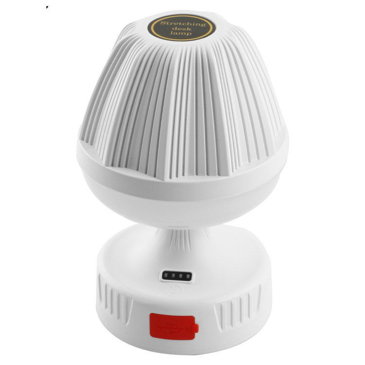 آباژور شارژی رومیزی LED مدل 009 قارچی | چراغ خواب لمسی با نور 1000 لومن و باتری 18650