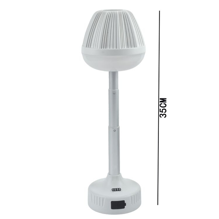 آباژور شارژی رومیزی LED مدل 009 قارچی | چراغ خواب لمسی با نور 1000 لومن و باتری 18650