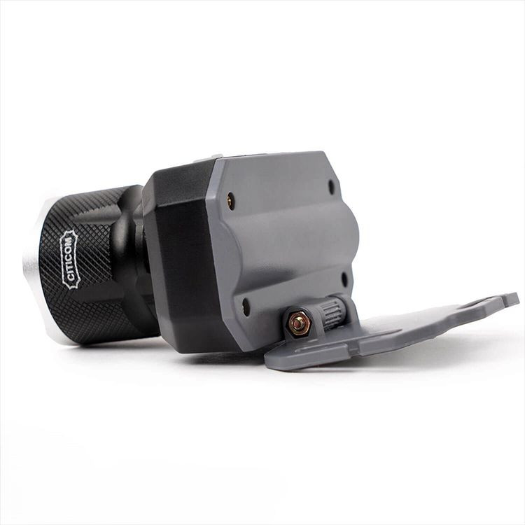چراغ پیشانی یووی دار سیتیکام اصلی Citicom مدل MC7602 زوم دار شارژی LED + UV با باتری 18650، بدنه فلزی، مناسب برای کمپینگ و قطعی برق