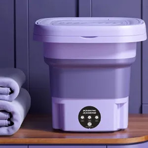 مینی واش تاشو 11 لیتری سایز بزرگ مدل Folding Washing Machine اصلی لباسشویی کوچک قابل حمل با خشککن