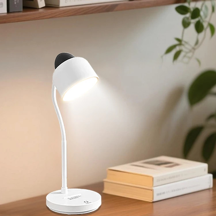 چراغ مطالعه LED شارژی لمسی مدل T-28 | دیمردار و تغییر رنگ نور