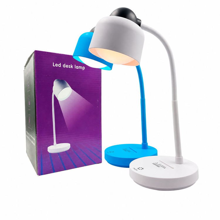 چراغ مطالعه LED شارژی لمسی مدل T-28 | دیمردار و تغییر رنگ نور