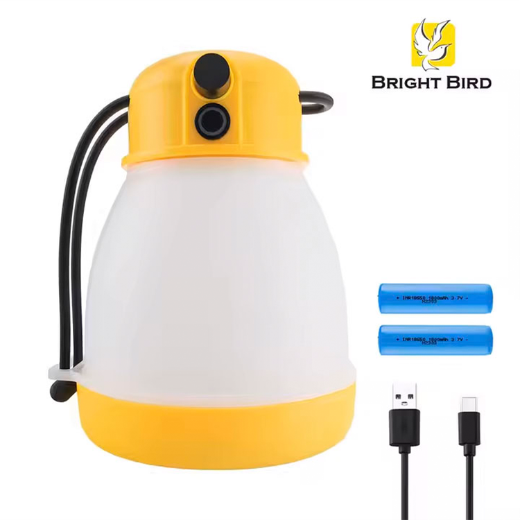 چراغ قوه کمپینگ شارژی مدل CH-22035 اصلی چراغ کمپینگ ضد آب و ضد ضربه با نور ۵۰۰ لومن، قابلیت پاوربانک و طراحی زیبا