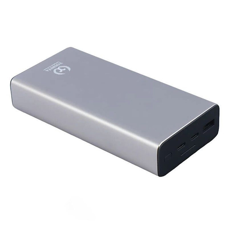 پاوربانک فست شارژ 25 وات با ظرفیت 20000mAh یوشیتا مدل Yoshita YP-020 اصلی سایز بزرگ، ظرفیت واقعی 20000، نمایشگر LCD، مناسب برای شارژ سریع انواع دستگاه ها