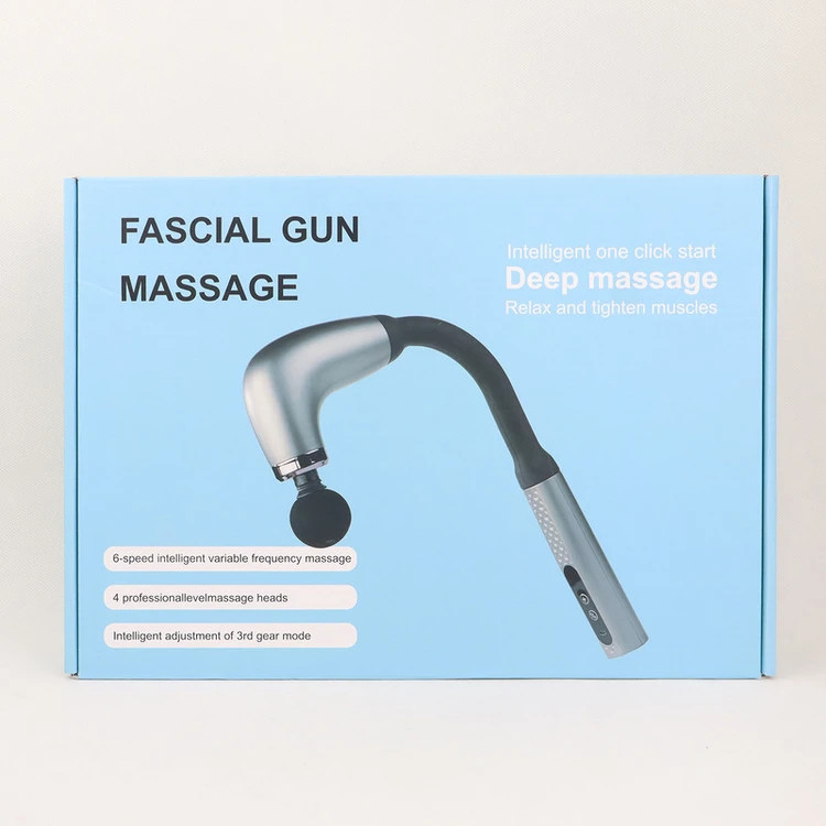 ماساژور تفنگی عضلات مدل Fascial Gun اصلی ماساژور برقی شارژی 17 وات با 4 سری و 9 سرعت مناسب برای ریلکس کردن بدن و رفع خستگی عضلات