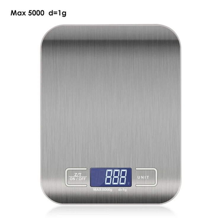 ترازو دیجیتال آشپزخانه مدل 10Kg اصلی ظرفیت ۱۰ کیلوگرم، دقت ۱ گرم، خاموشی خودکار و ۴ واحد اندازه‌گیری