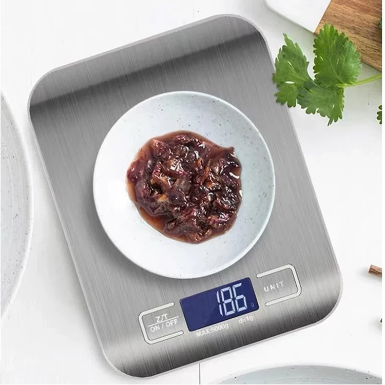 ترازو دیجیتال آشپزخانه مدل 10Kg اصلی ظرفیت ۱۰ کیلوگرم، دقت ۱ گرم، خاموشی خودکار و ۴ واحد اندازهگیری