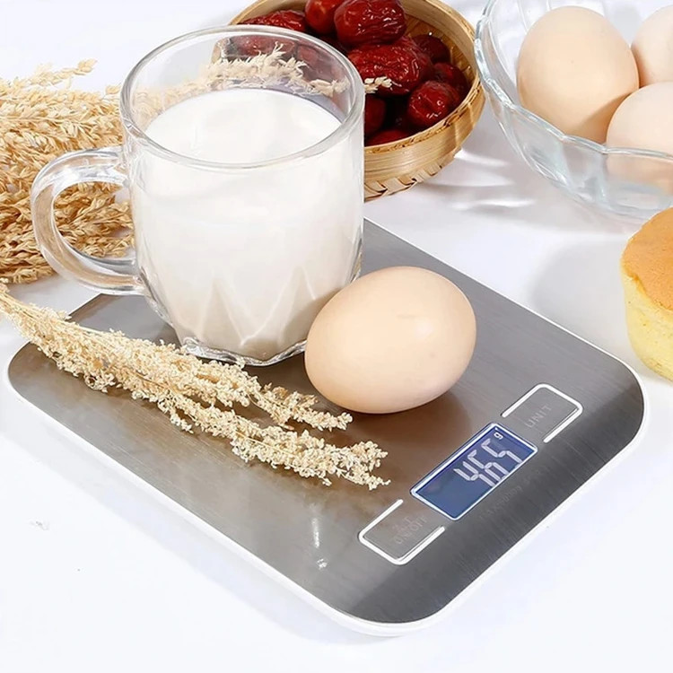ترازو دیجیتال آشپزخانه مدل 10Kg اصلی ظرفیت ۱۰ کیلوگرم، دقت ۱ گرم، خاموشی خودکار و ۴ واحد اندازهگیری