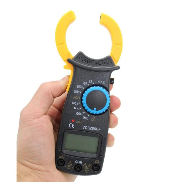 مولتی متر کلمپی دیجیتال DT3266L+ | آمپرمتر کلمپی با اندازهگیری جریان AC تا 600 آمپر