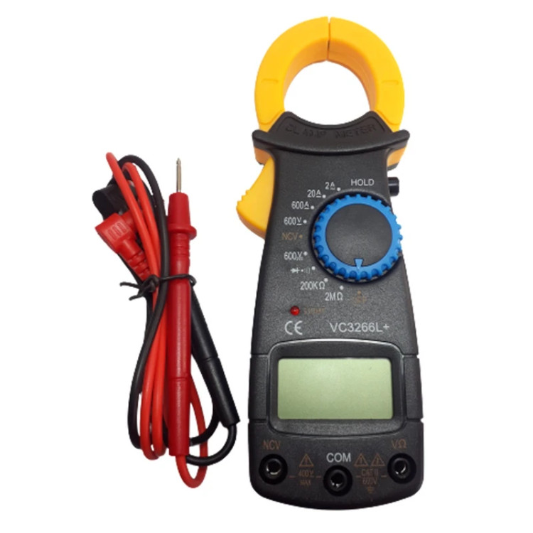 مولتی متر کلمپی دیجیتال DT3266L+ | آمپرمتر کلمپی با اندازهگیری جریان AC تا 600 آمپر