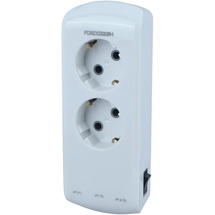 محافظ ولتاژ ارتدار ۲ خانه دیجیتال دیواری لباسشویی و ظرفشویی فروزش مدل لوتوس LT200DW | محافظ لباسشویی و ظرفشویی ۴۰۰۰VA