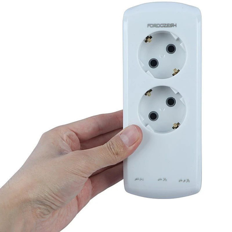 محافظ ولتاژ ارتدار ۲ خانه دیجیتال دیواری لباسشویی و ظرفشویی فروزش مدل لوتوس LT200DW | محافظ لباسشویی و ظرفشویی ۴۰۰۰VA
