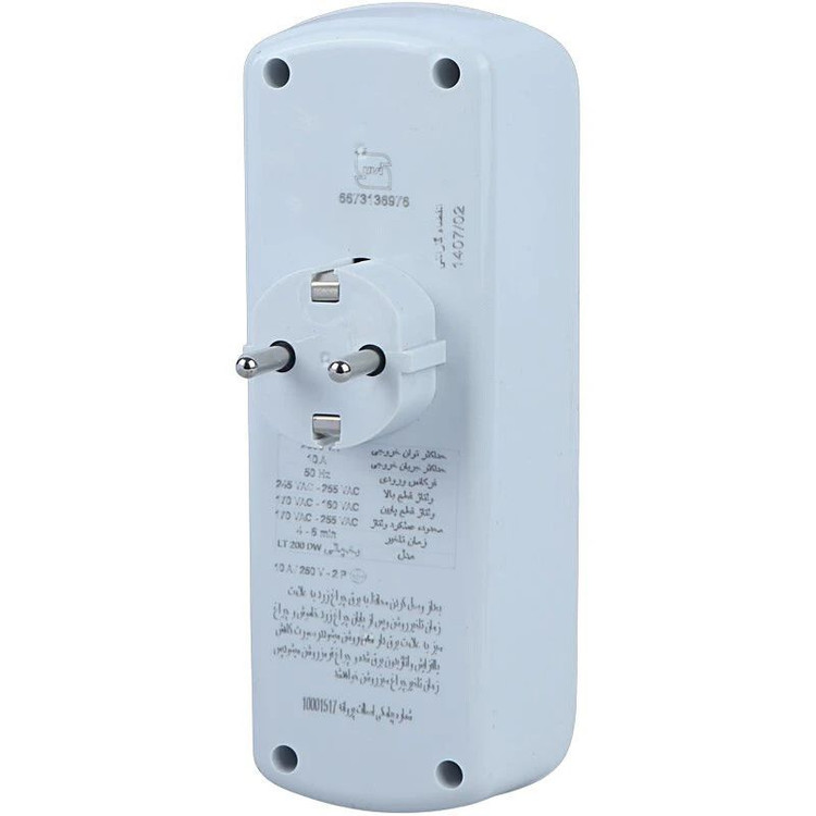 محافظ ولتاژ ارتدار ۲ خانه دیجیتال دیواری لباسشویی و ظرفشویی فروزش مدل لوتوس LT200DW | محافظ لباسشویی و ظرفشویی ۴۰۰۰VA