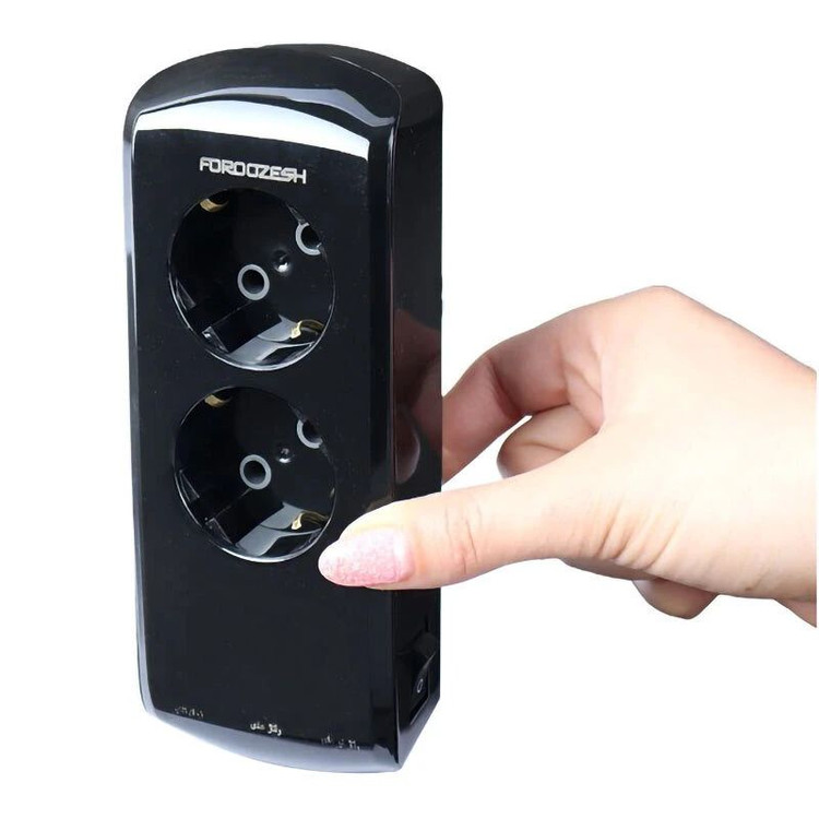محافظ ولتاژ ارتدار ۲ خانه دیجیتال دیواری لباسشویی و ظرفشویی فروزش مدل لوتوس LT200DW | محافظ لباسشویی و ظرفشویی ۴۰۰۰VA