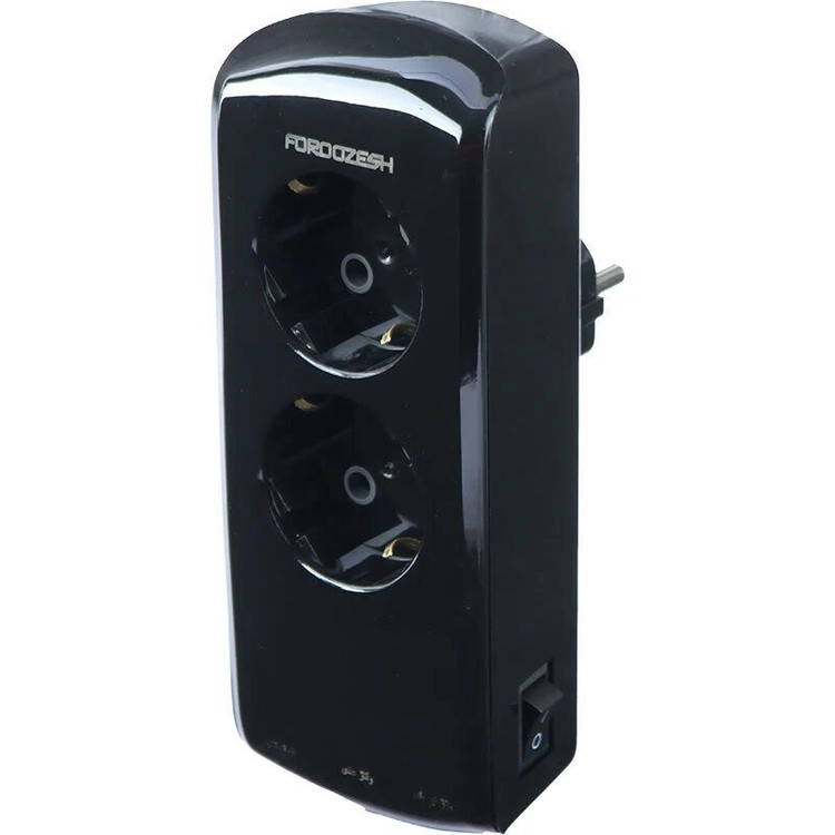 محافظ ولتاژ ارتدار ۲ خانه دیجیتال دیواری لباسشویی و ظرفشویی فروزش مدل لوتوس LT200DW | محافظ لباسشویی و ظرفشویی ۴۰۰۰VA