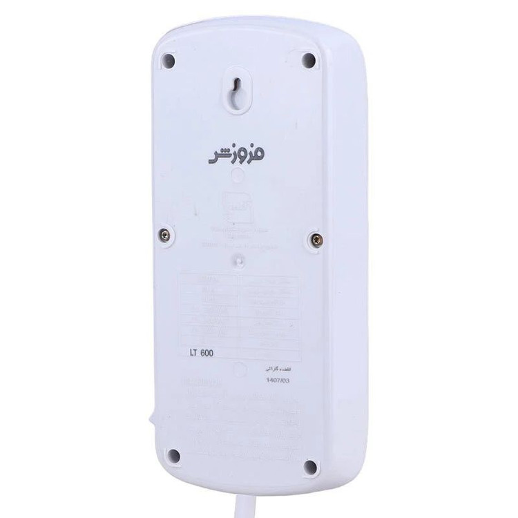 محافظ برق صوتی تصویری لوتوس فروزش LT600D دیجیتال 6 خانه ارتدار با کابل 1.8 و 2.8 متری